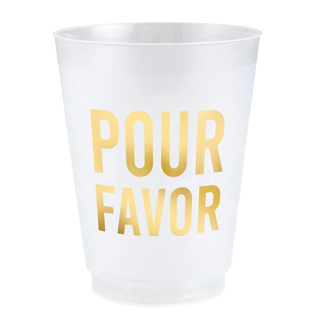 Gold Foil Frost Cup - Pour Favor