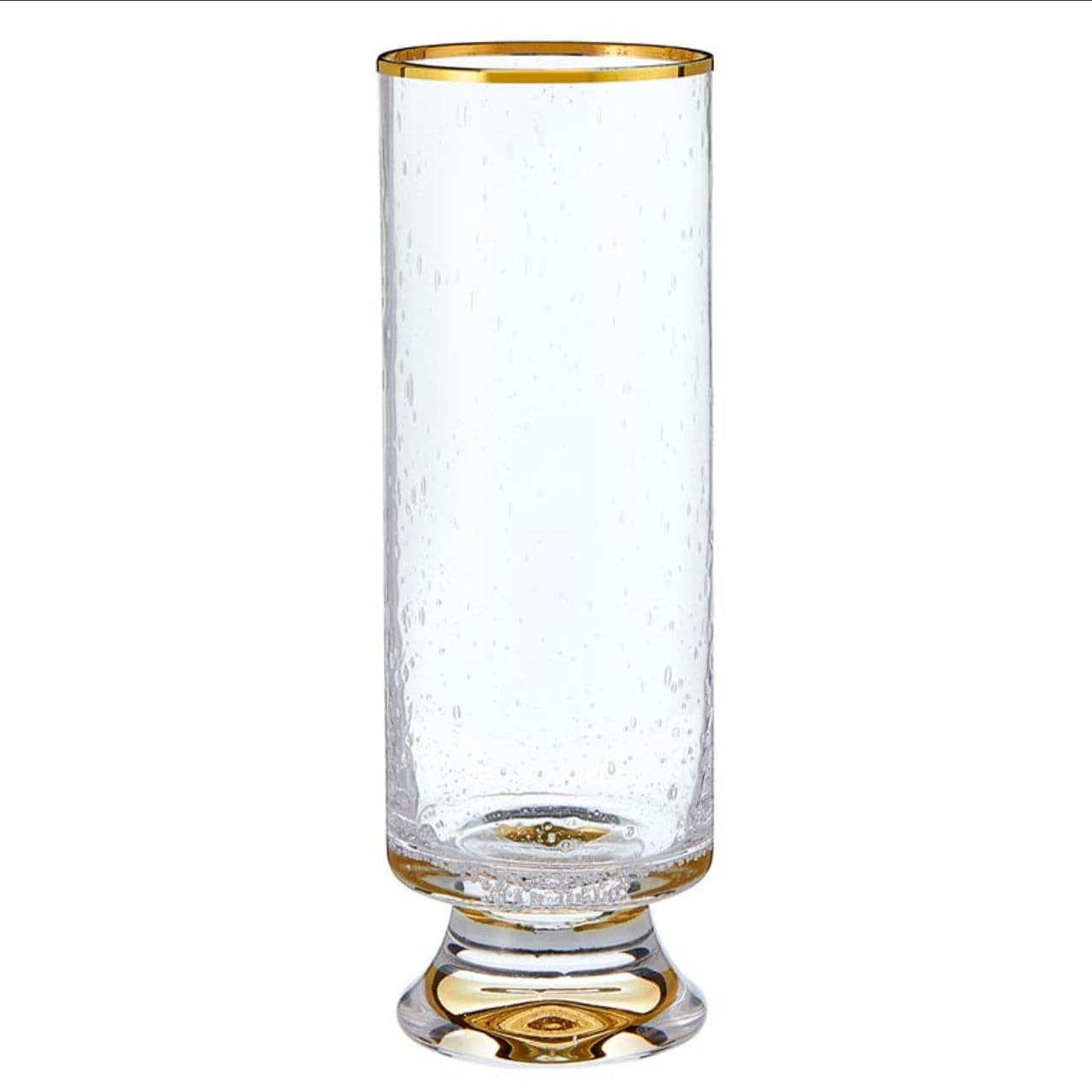 Gold Rimmed Champagne Glass