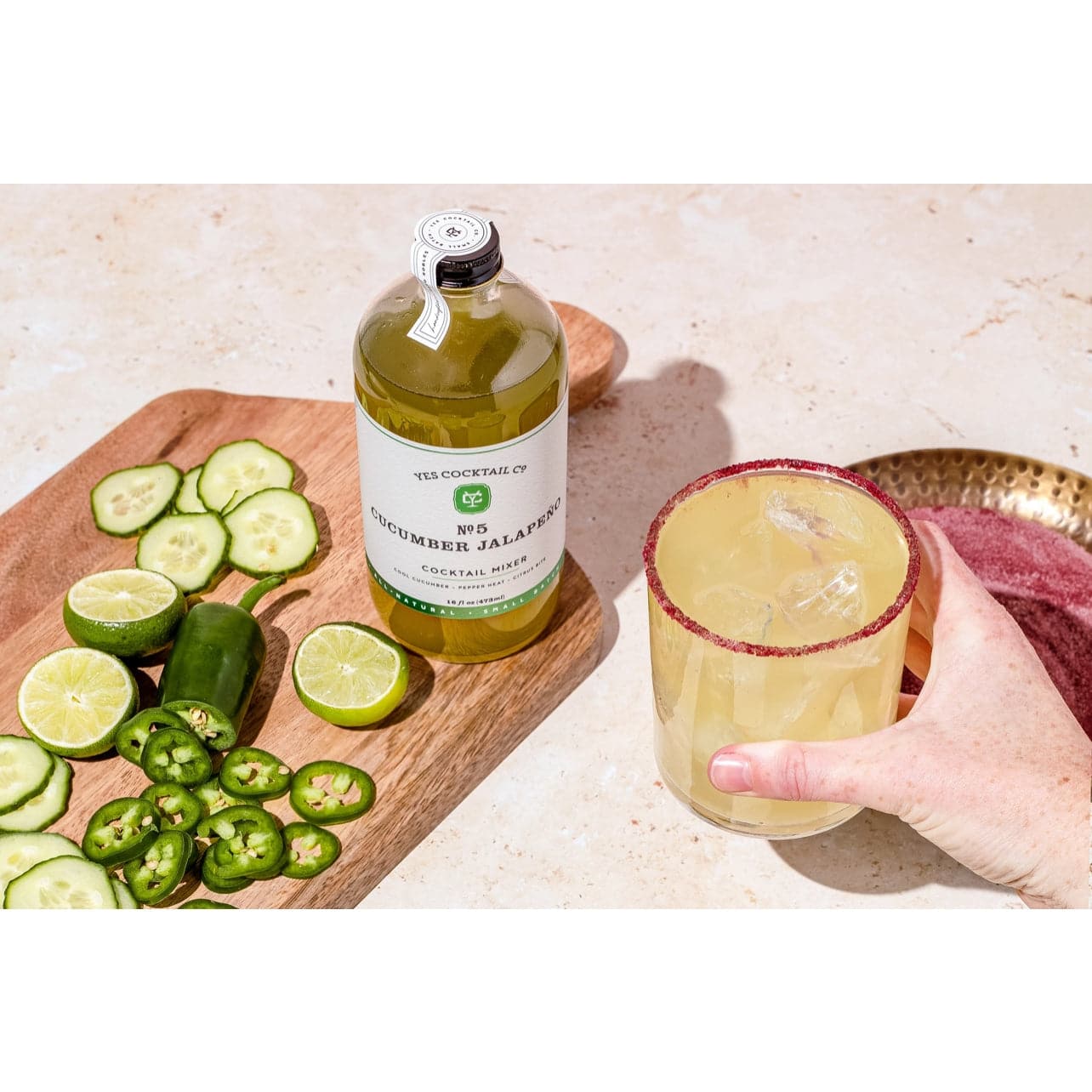 Cucumber Jalapeno Cocktail Mixer