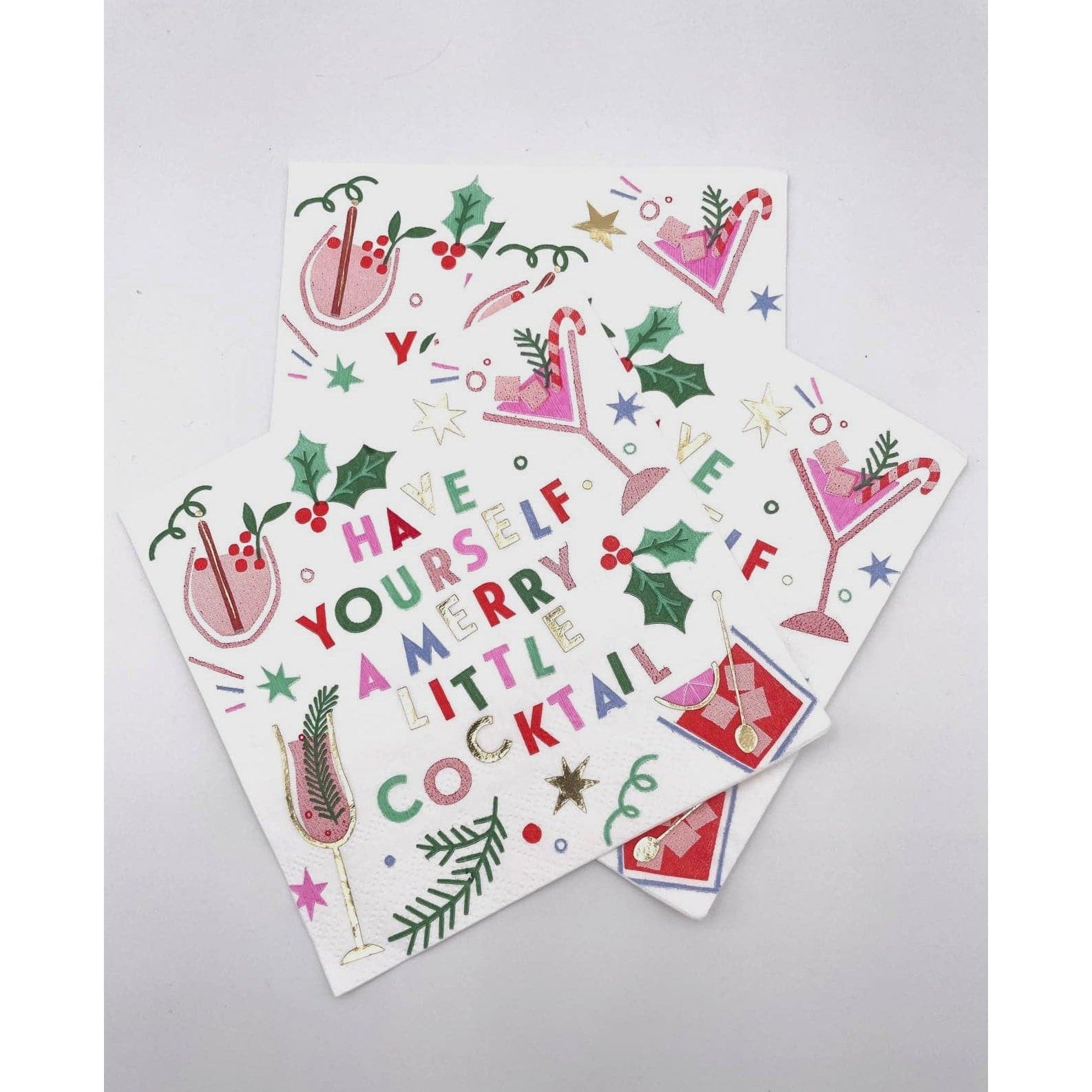 Have Yourself A Merry Little Cocktail, Christmas Cocktail Napkins- Pack of 20