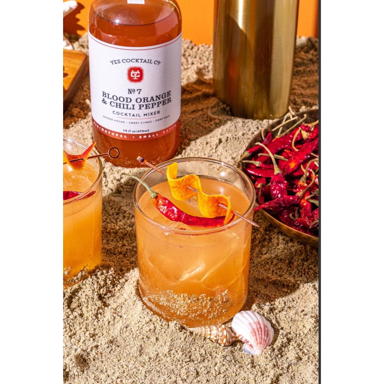 Blood Orange & Chili Pepper Cocktail Mixer