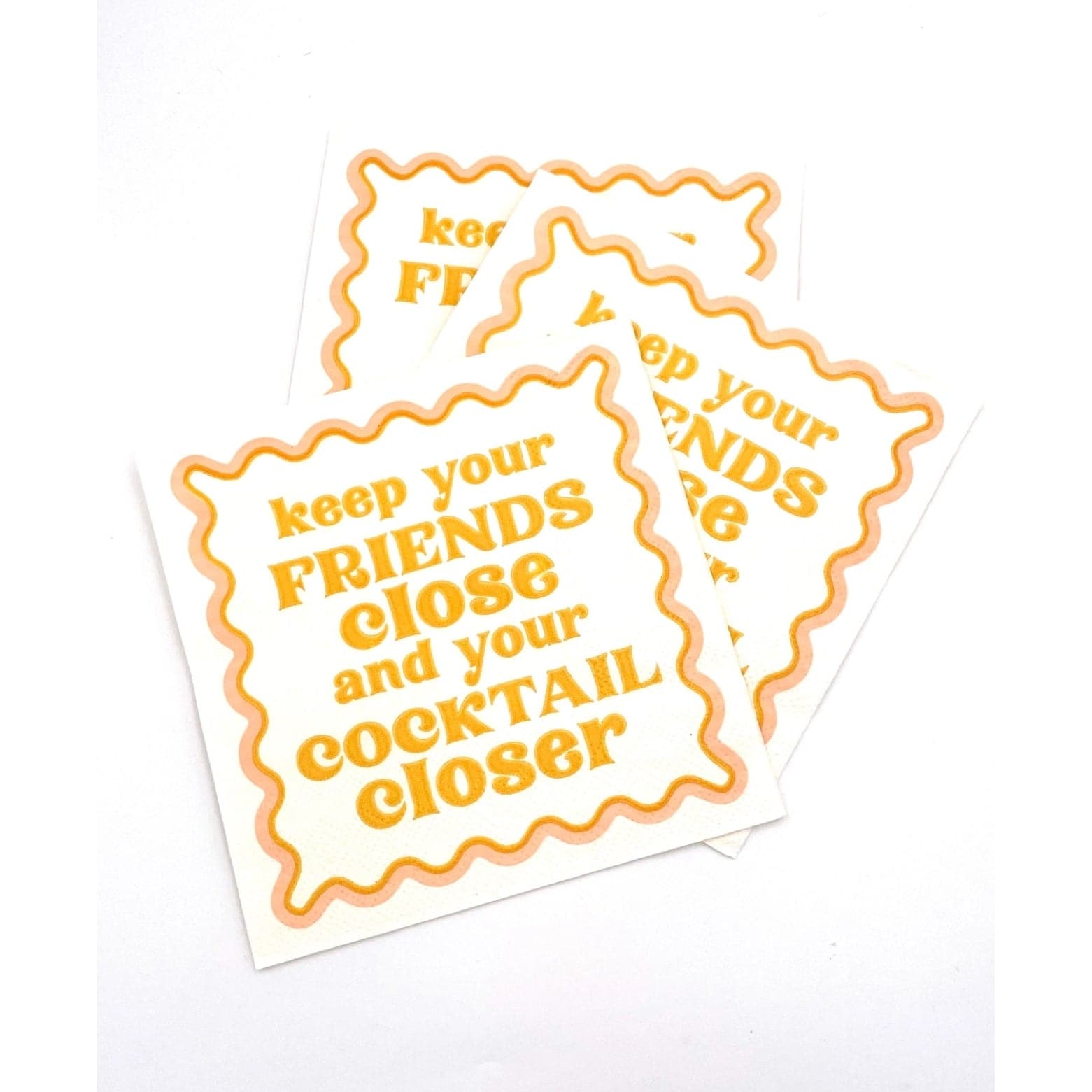 Keep Your Friends Close - Cocktail Napkins, Pack of 20