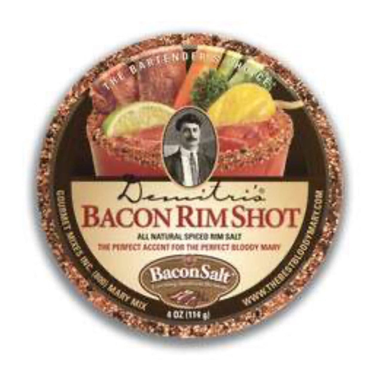 Bacon Rimshot Salt Tin