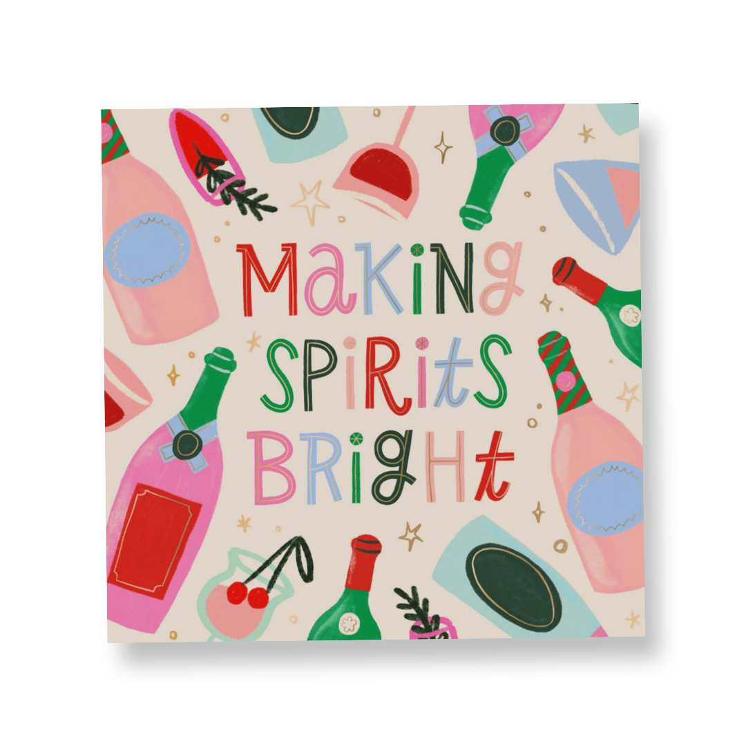 Making Spirits Bright, Christmas Cocktail Napkins - Pack of 20