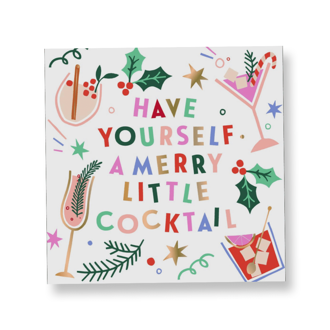 Have Yourself A Merry Little Cocktail, Christmas Cocktail Napkins- Pack of 20