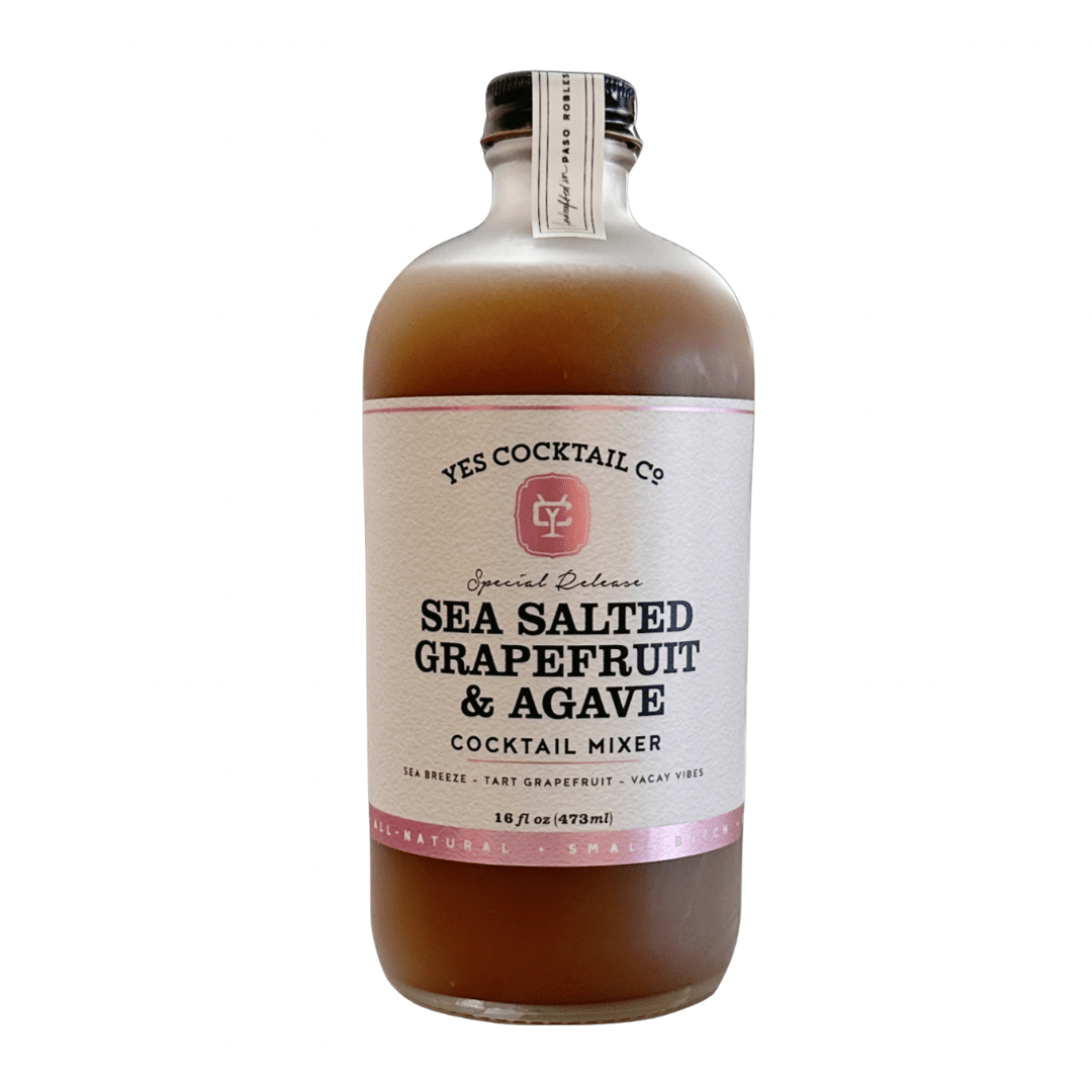 Sea Salted Grapefruit & Agave Cocktail Mixer