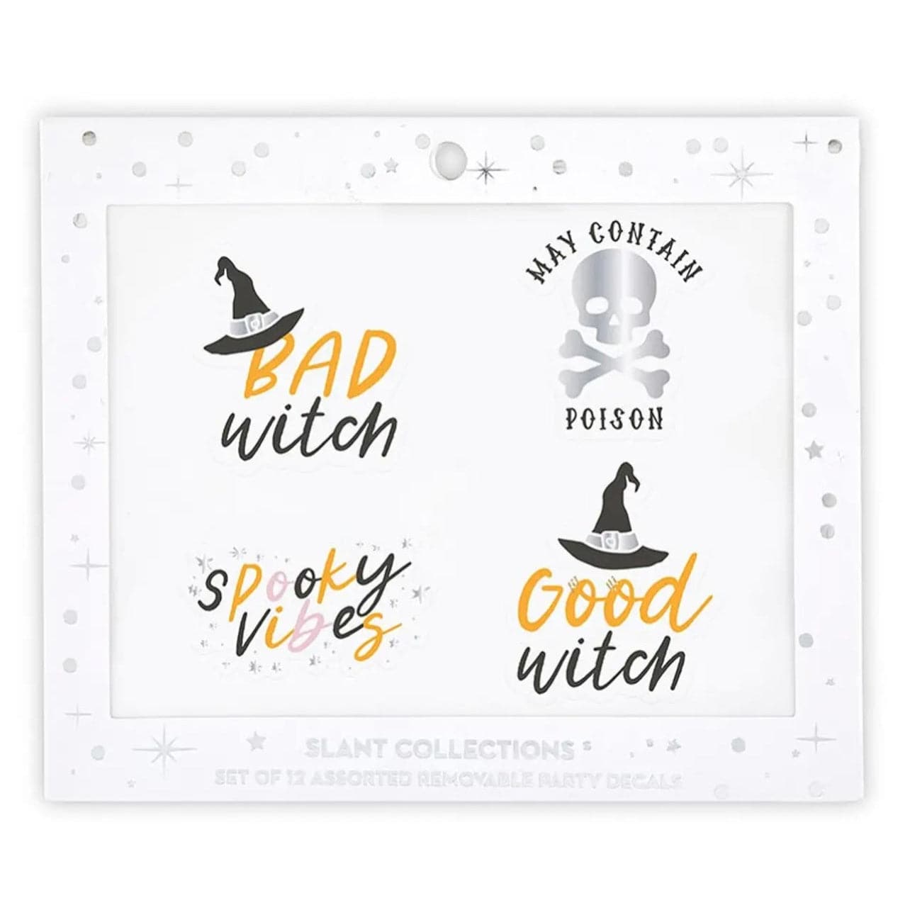 Reusable Halloween Glass Decals